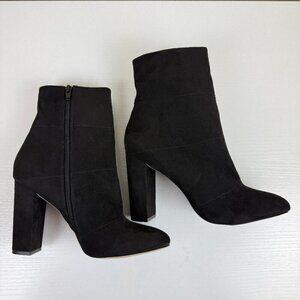 NWT BCBGeneration Black Suede Ankle Boots